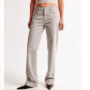 Abercrombie & Fitch Low Rise Baggy Jean Chai